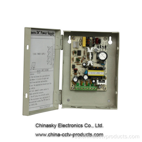 Cajas de alimentación de la cámara CCTV de 12VDC 2AMP 4AMBAND